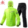 Rain Suits for Men ,Lightweight Soft Rainwear, Waterproof Breathable，Reflective Motorcycle Rain Gear Rainwear#022