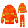 Rain Suit, Motorcycle Rain Gear Suit for Men & Women, Jackets & Pants Reflective Waterproof Breathable Rainsuit#2026