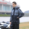 Rain Suits for Men ,Lightweight Soft Rainwear, Waterproof Breathable，Reflective Motorcycle Rain Gear Rainwear with Shoe Cover#196