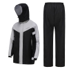 Motorcycle Rain Suit for Men and Women, Two-Piece Waterproof Motorcycle Rain Gear with Reflective Rain Jacket and Rain Pants for Weatherproof All-Season Riding #195